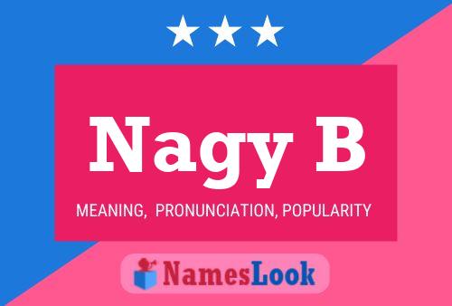 Nagy B Name Poster