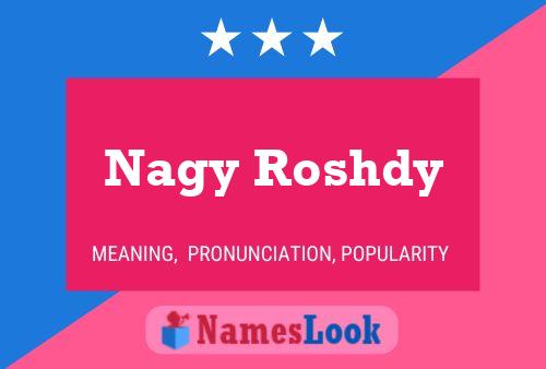 Nagy Roshdy Name Poster