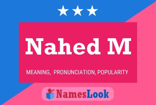 Nahed M Name Poster