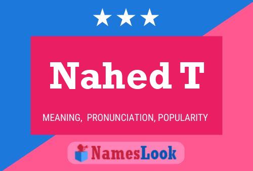 Nahed T Name Poster