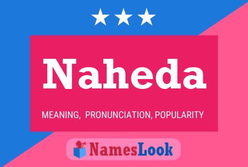 Naheda Name Poster