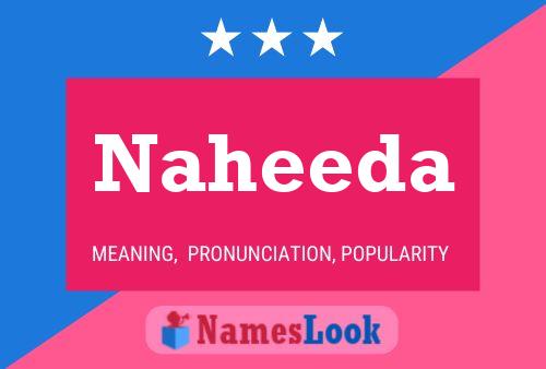 Naheeda Name Poster