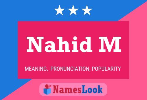 Nahid M Name Poster