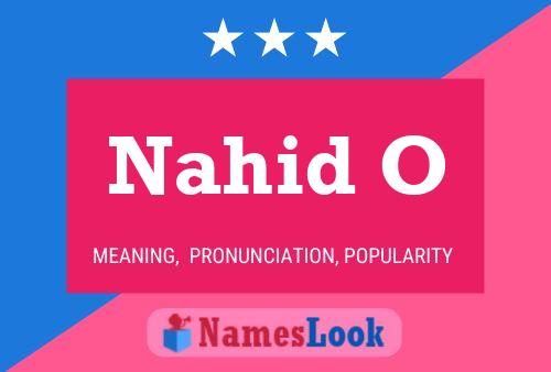 Nahid O Name Poster