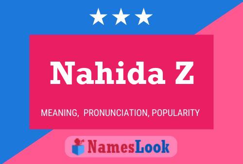 Nahida Z Name Poster