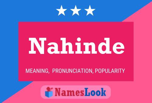 Nahinde Name Poster