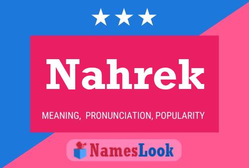 Nahrek Name Poster