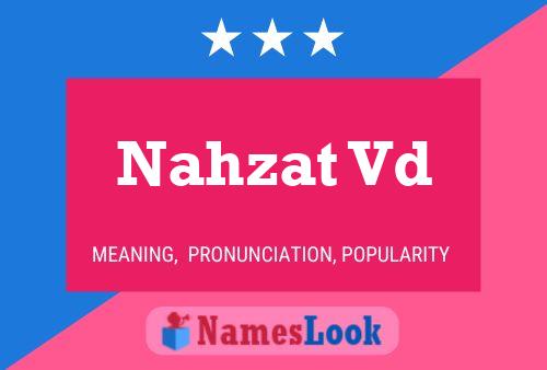 Nahzat Vd Name Poster