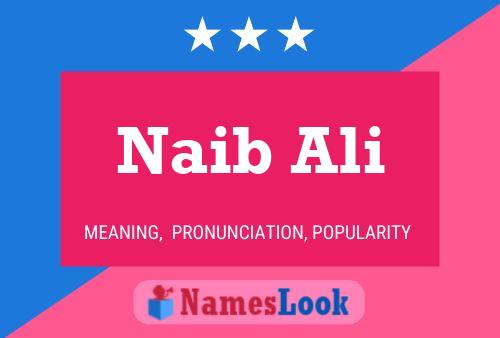 Naib Ali Name Poster