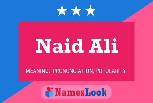 Naid Ali Name Poster