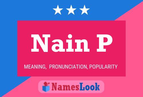 Nain P Name Poster