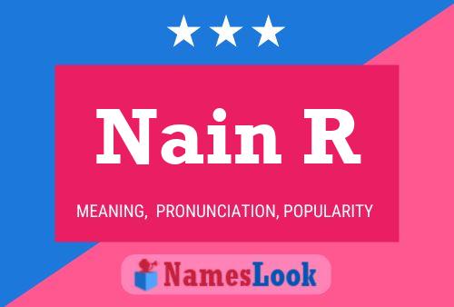 Nain R Name Poster