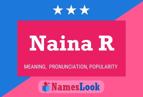 Naina R Name Poster