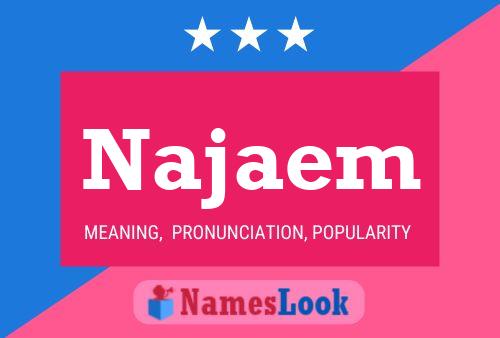 Najaem Name Poster