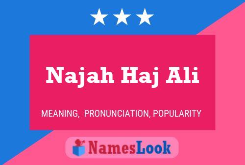 Najah Haj Ali Name Poster