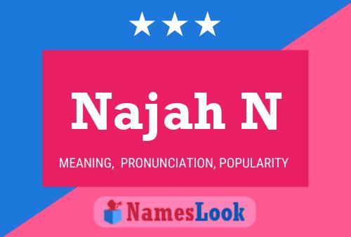 Najah N Name Poster