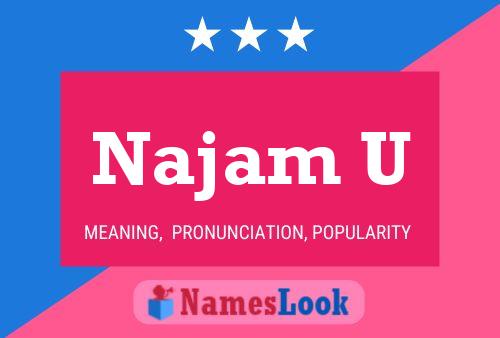 Najam U Name Poster