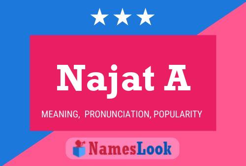 Najat A Name Poster