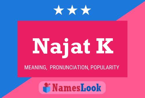 Najat K Name Poster