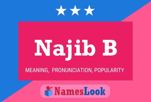 Najib B Name Poster