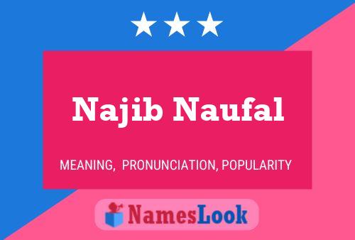 Najib Naufal Name Poster