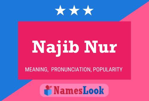 Najib Nur Name Poster