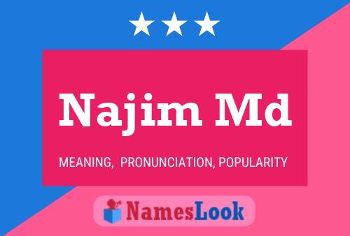 Najim Md Name Poster