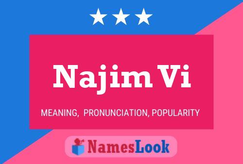 Najim Vi Name Poster