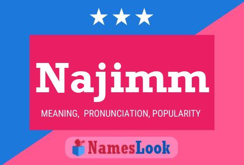 Najimm Name Poster