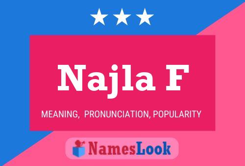 Najla F Name Poster