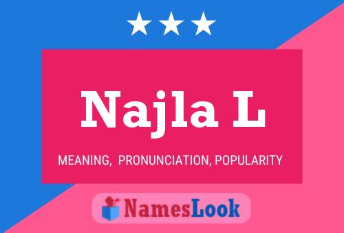 Najla L Name Poster