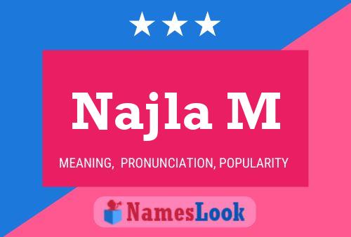 Najla M Name Poster