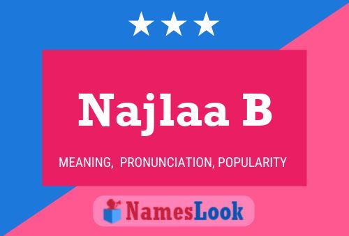 Najlaa B Name Poster