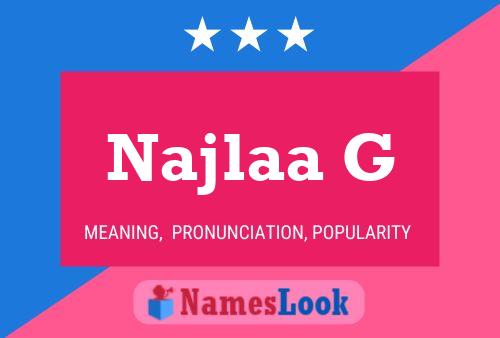 Najlaa G Name Poster