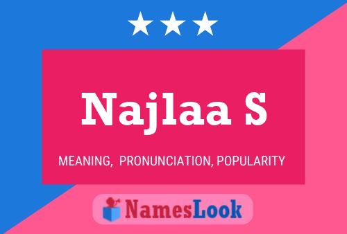 Najlaa S Name Poster