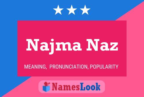 Najma Naz Name Poster