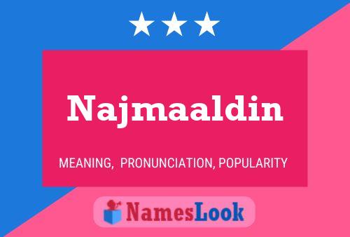 Najmaaldin Name Poster