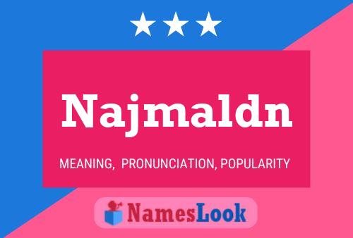 Najmaldn Name Poster