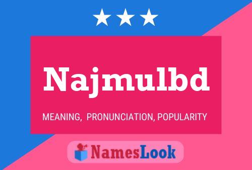 Najmulbd Name Poster