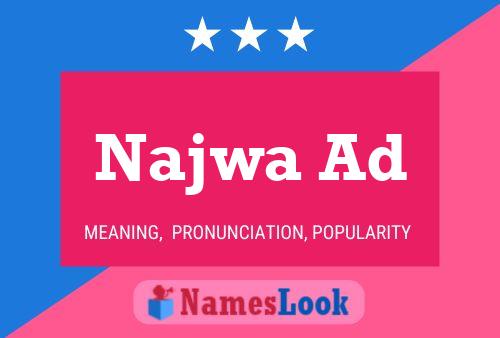 Najwa Ad Name Poster