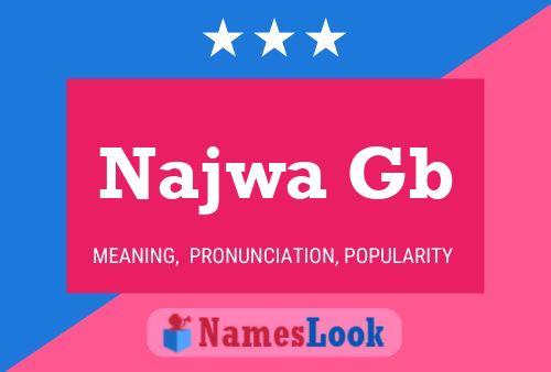 Najwa Gb Name Poster