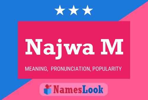 Najwa M Name Poster