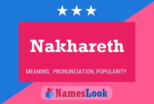 Nakhareth Name Poster