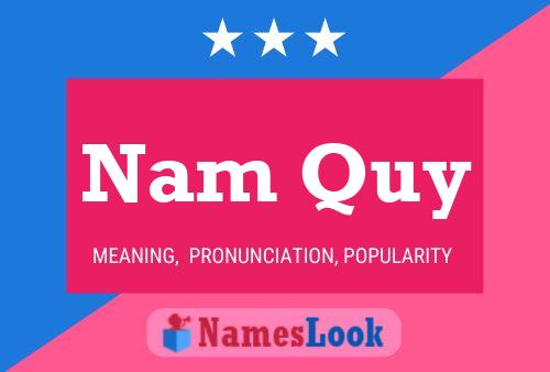 Nam Quy Name Poster