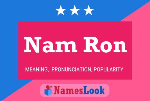 Nam Ron Name Poster