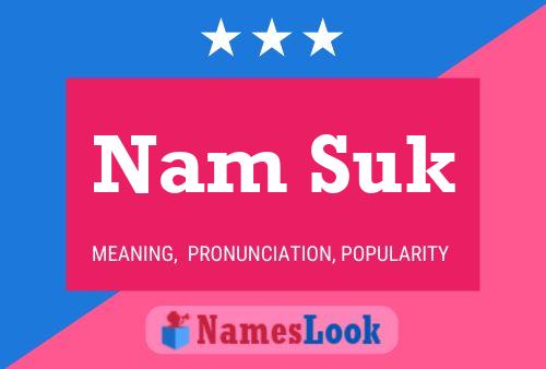 Nam Suk Name Poster