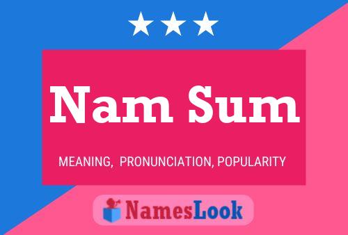 Nam Sum Name Poster