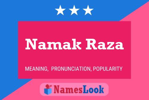 Namak Raza Name Poster