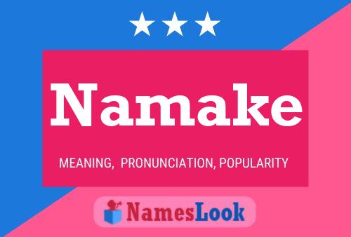 Namake Name Poster