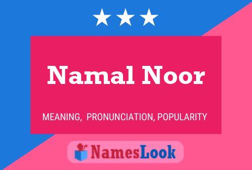 Namal Noor Name Poster